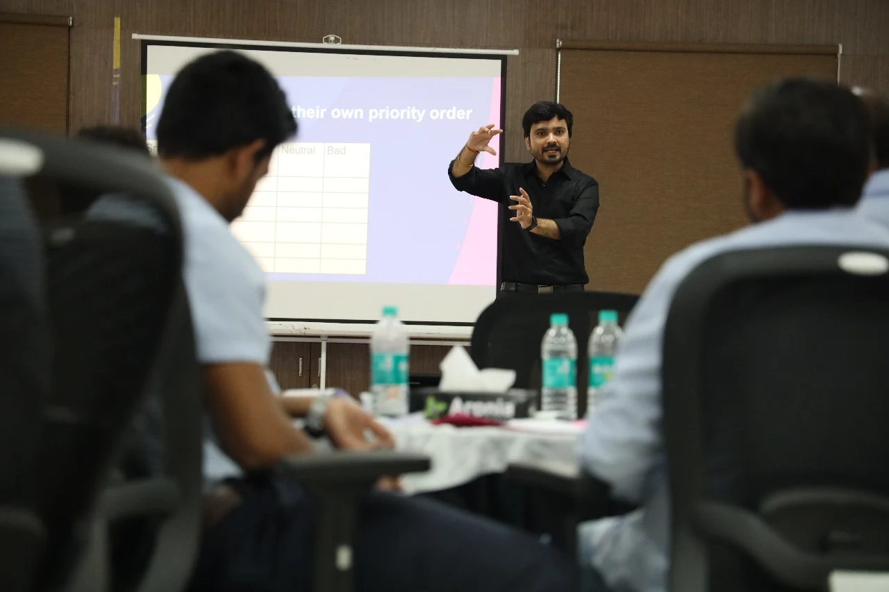 Leadership Coach at employee engagement session